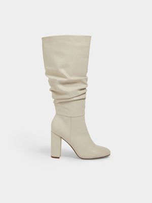 Knee High Ruched Slouch Boots