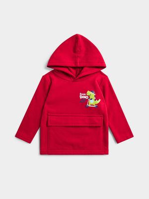 Jet Toddler Boys Red Dino Active Top
