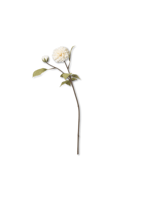 faux crysanthemum blossom cream 61cm