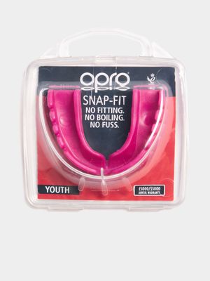 Junior Opro Snap-Fit Pink Mouthguard