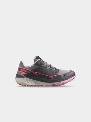 Womens Salomon Thundercross Plum Kitten/Black/Pink Trail Running Shoes