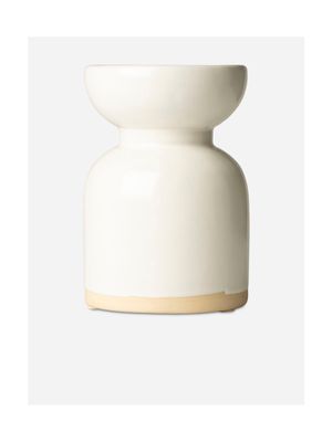 Ceramic Hourglass Candle Holder Medium