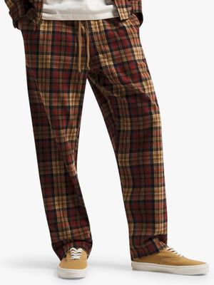 Vans Men's Range Brown Flannel Pants