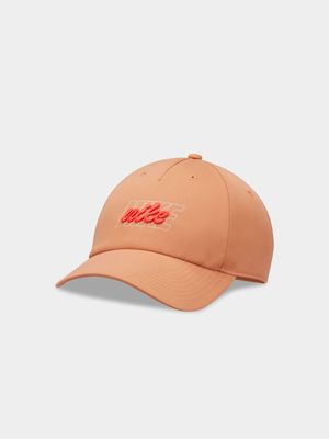 Nike Unisex Club Graphic Orange Cap