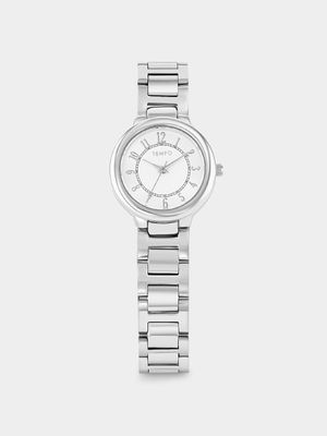 Tempo Silver Plated Bracelet Watch
