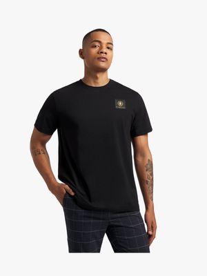 Men's Fabiani Basic Crew Neck Black T-Shirt