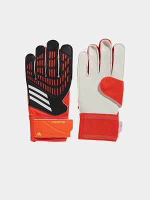 Junior adidas Predator Training Black/Red Goalkeeper Gloves