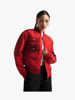 Anatomy Women's Red Bomber Jacket