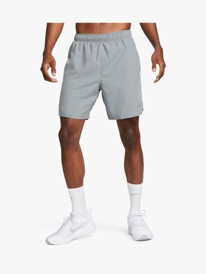 Mens Nike Dri-Fit Challenger 7 Inch Grey Shorts
