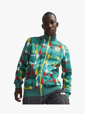 Mens Puma Senegal FtblCulture Green Track Jacket
