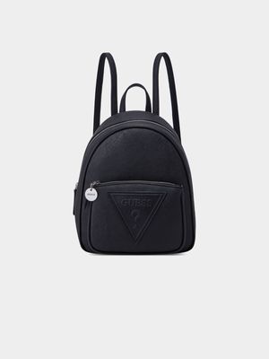 Women's Guess Black Stansbury Backpack Bag