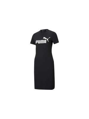 Women's Puma Essentials Black Slim Tee Dress