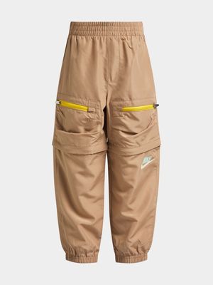 Nike Boys Kids NSW Trend Tan Pants