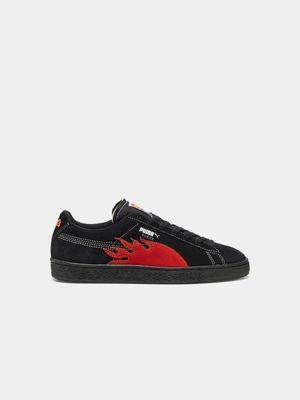 Puma x Butter Goods Men's Suede Black/Red Sneaker