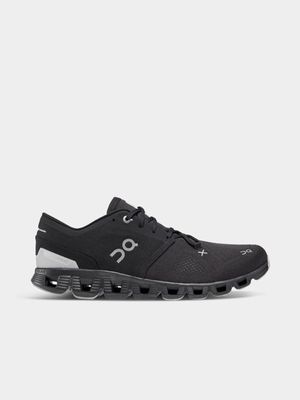Mens On Running Cloud X 3.0 Black Running Shoes