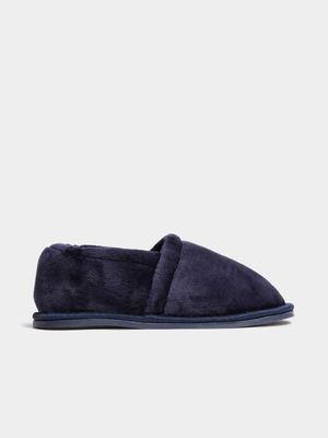Jet Younger Boys Stokie Navy Synthetic Slippers