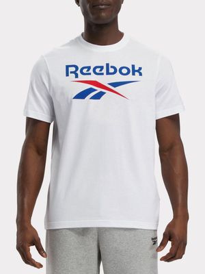 Reebok Men's White T-Shirt