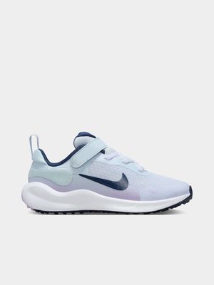 Junor Pre-School Nike Revolution 7 Grey/Lilac/White Shoes