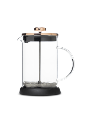 rose gold lid glass french press 800ml