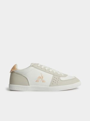 Womens Le Coq Vecchio White/Grey/Pink Sneakers