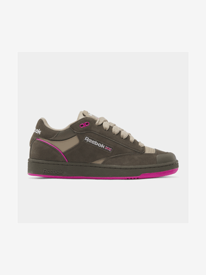 Reebok Women's Club C Bulc Brown/Pink Sneaker