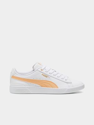 Womens Puma Vikky V3 White/Peach Fizz Sneakers