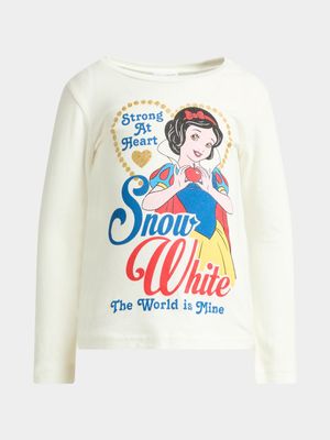 Jet Younger Girls White Snow White T-Shirt