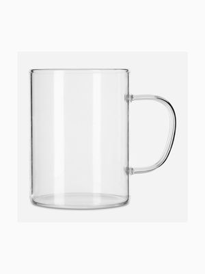 Manhattan glass mug clear