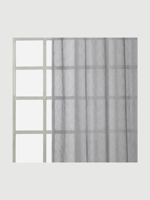 Curtain Eyelet Open Weave Vapor Grey 265x250cm