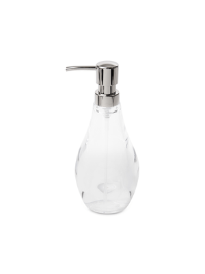droplet soap pump clear