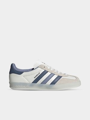 adidas Originals Men's Gazelle White/Blue Sneaker