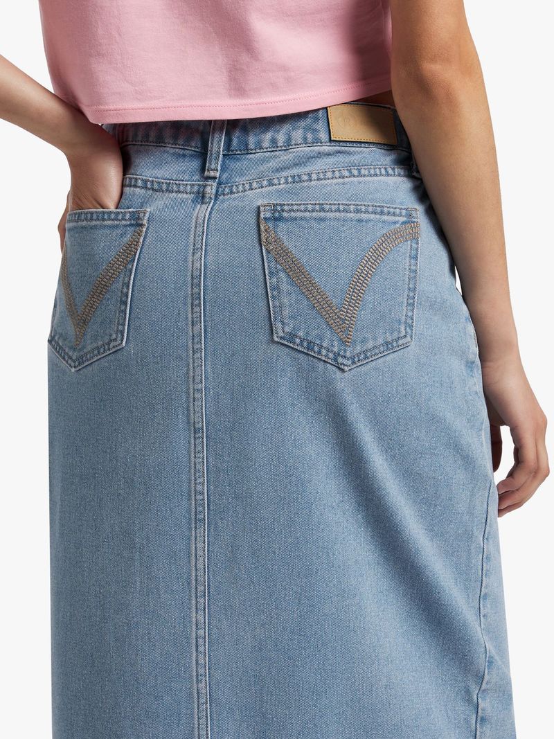 Redbat Women's Light Wash Denim Skirt - Bash.com