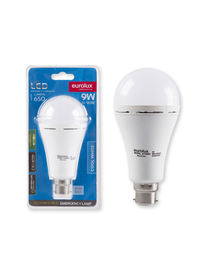 rechargeable bulb B22 LED 9w