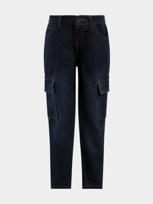 Jet Young Boys Blue Utility Jeans