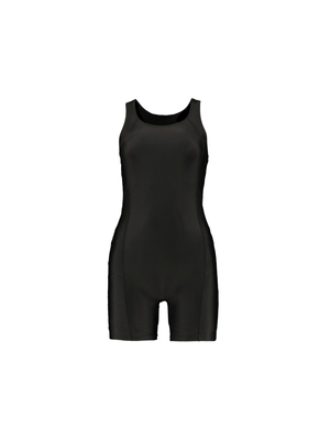 Women's TS Black Polyester Boyleg Swimsuit