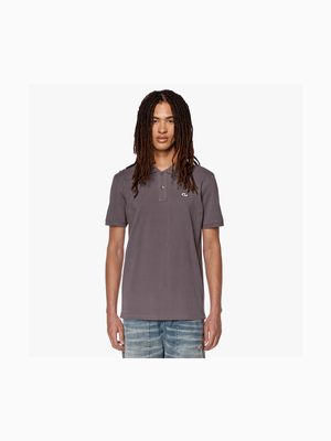 Men's Diesel Grey T-Smith-Doval-Pj Polo Shirt