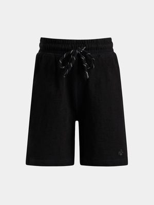 Boys TS Black Knit Pull On Shorts