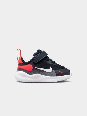 Junior Infant Nike Revolution 7 Navy/Red/White Shoes