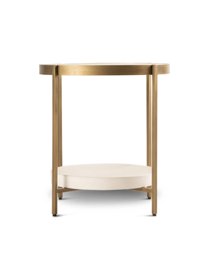 ivory side table