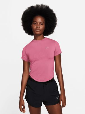 Womens Nike Run Division Pink Tee