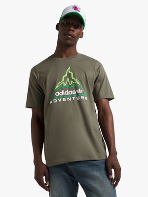 adidas Originals Men's Adventure Green T-Shirt