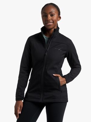 Womens First Ascent XT1 Oracle Softshell Black Jacket