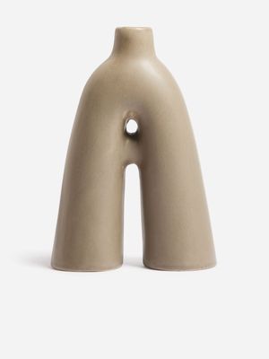 Jet Home Nude Organic Arch Vase