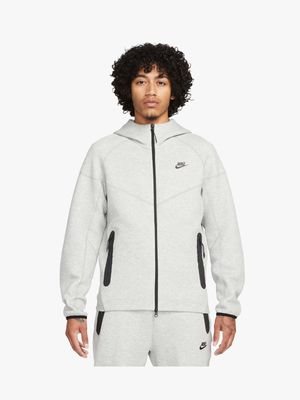 Nike Men's Tech Grey Melange Hoodie