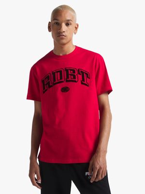 Redbat Athletics Men's Red Graphic T-Shirt