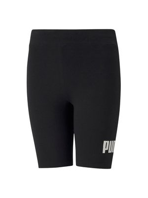 Women's Puma Essentials Logo Black Short Tights