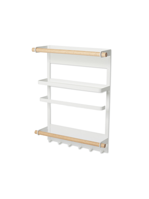 simply stored magnetic rack white