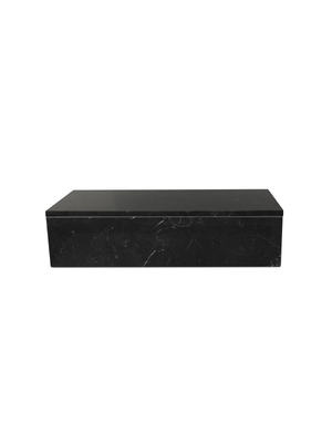 black marquina marble box with lid large