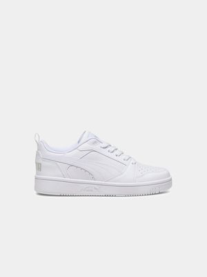 Junior Grade-School Low White Sneakers