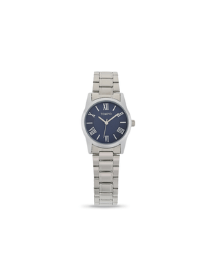 Tempo Woman's Silver Plated Bracelet Watch